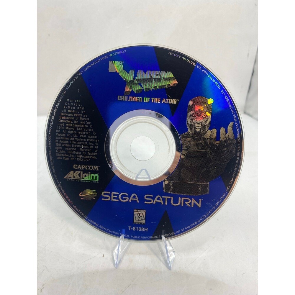 X-Men: Children of the Atom (Sega Saturn, 1996) *GAME DISC ONLY*